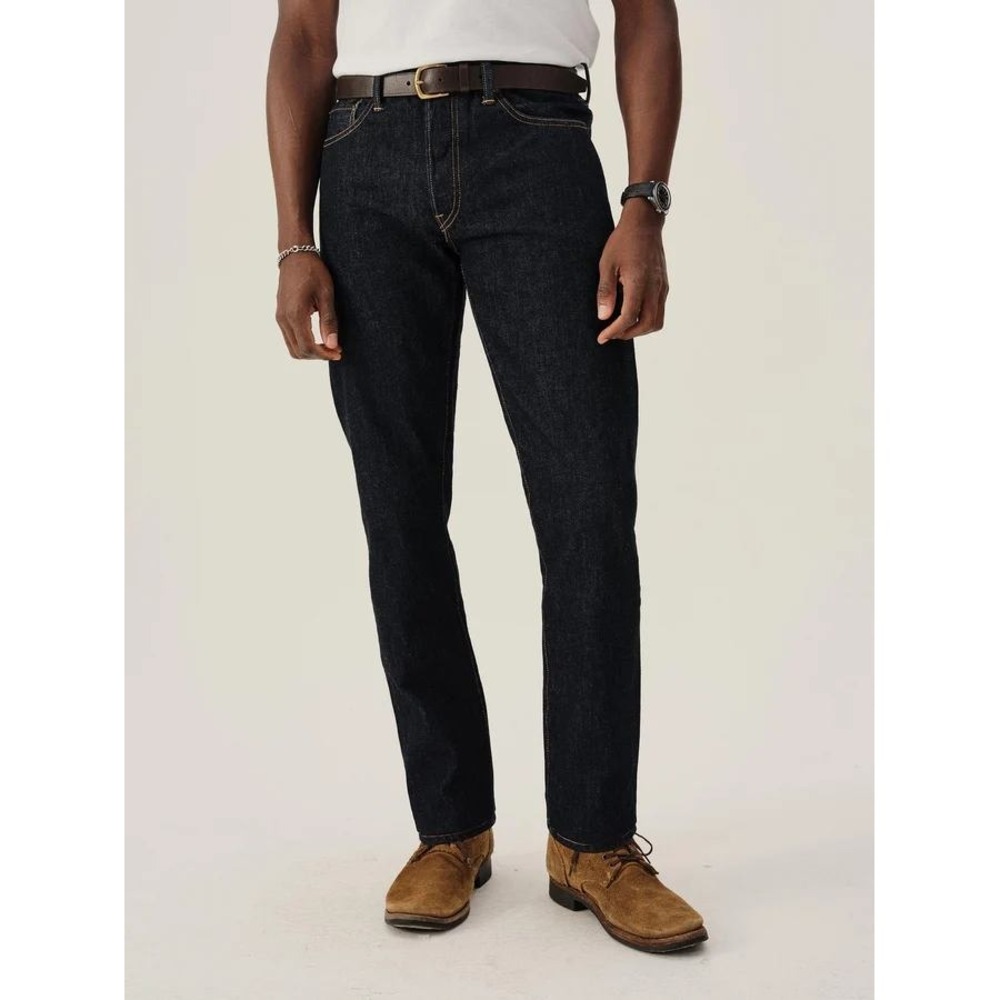 Buck Mason Maverick Slim Japanese Indigo Denim Jeans 30x29 Dark Wash 12130 USA